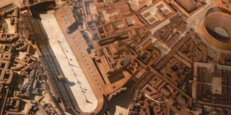 Circo Massimo in Rome reconstruction model