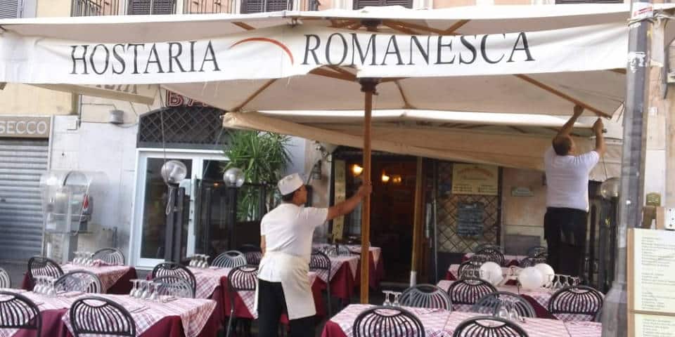 Antica Hostaria Romanesca Restauran in Campo dei Fiori Rome