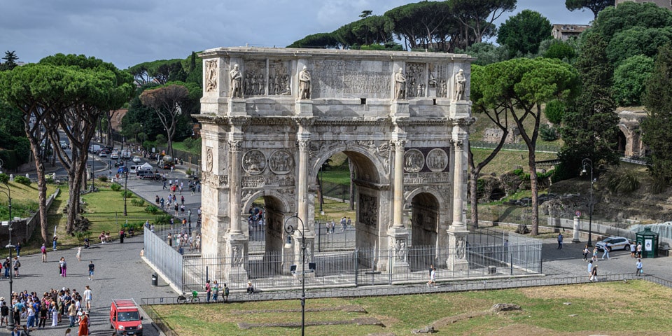 Arch of Constantine Monti District Rome