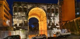 Arch of Janus in the Forum Boarium in Rome