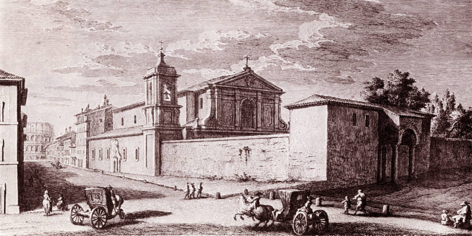 The Basilica of San Clemente in Rome historical archive illustration