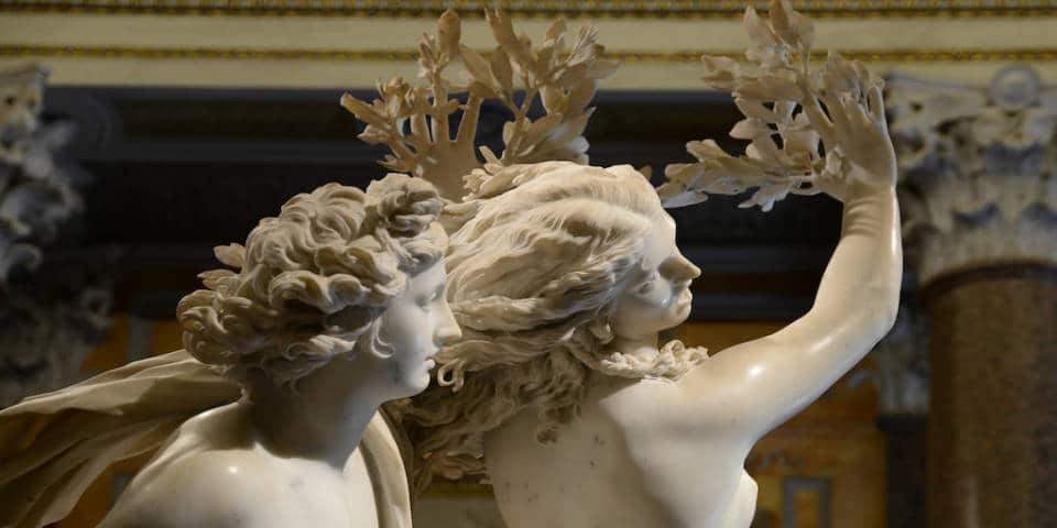 masterpieces in Borghese Gallery Rome