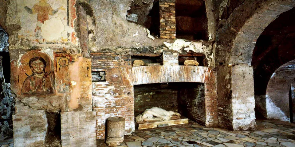 Ancient Catacombs of San Sebastiano in Rome