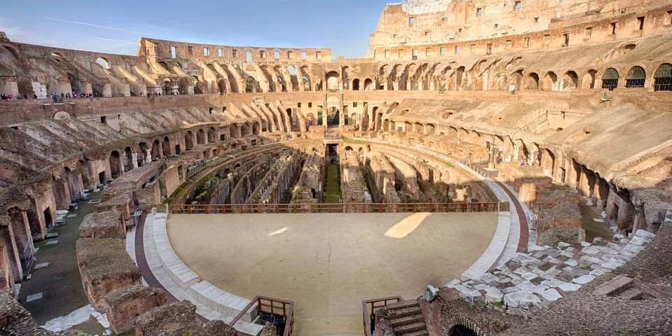 The Colosseum ancient roman site in Rome
