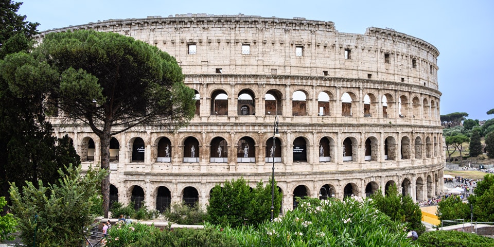 Colosseum Monti District Rome