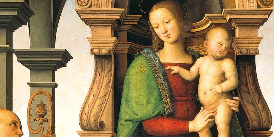 Decemviri Altarpiece by Pietro Perugino in the Vatican Museums