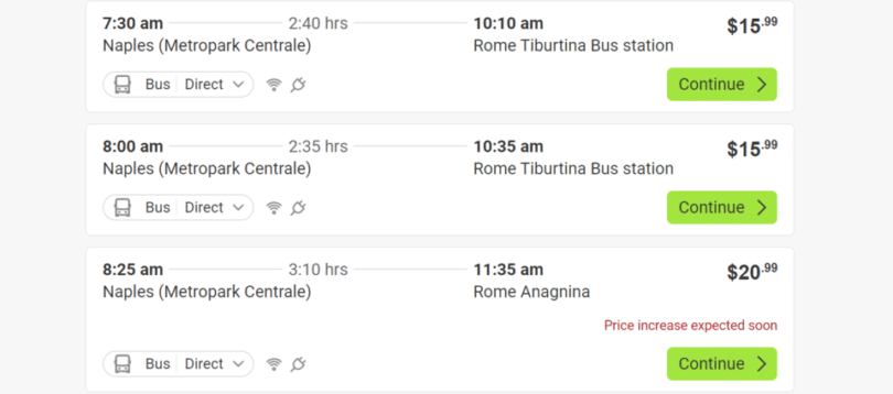 Flixbus Rome How to Get from Naples to Rome by High-Speed Train, Bus or Car