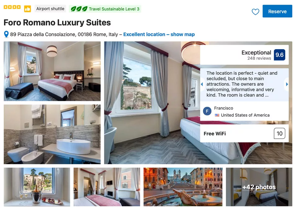 Foro Romano Luxury Suites in Rome