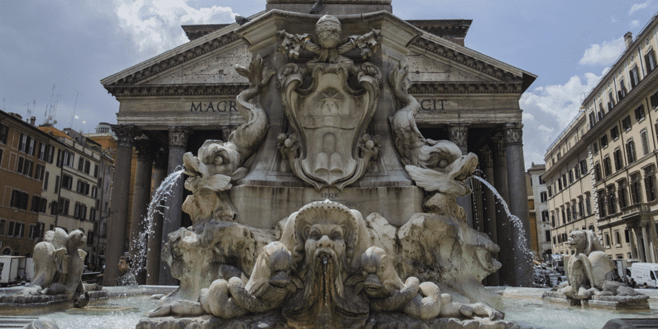 Fountain of the Pantheon in Rome
