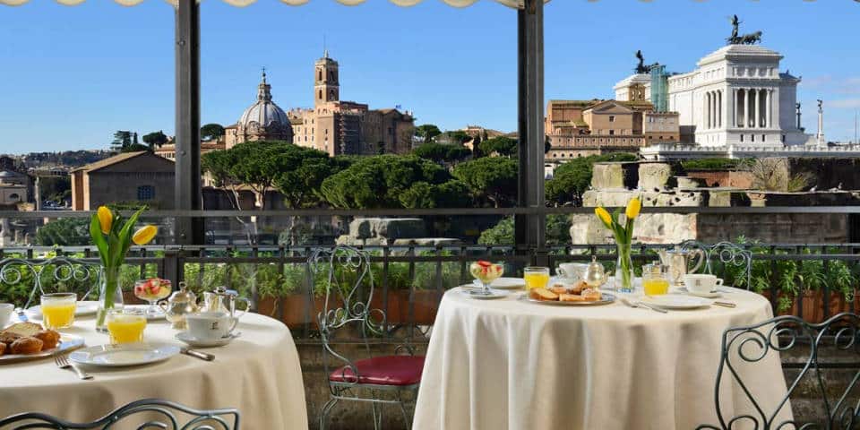 best rooftop bars and restaurants in Rome with a panoramic view