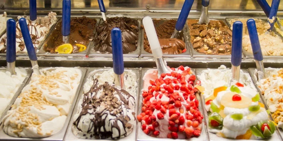 Italian Gelato in Rome