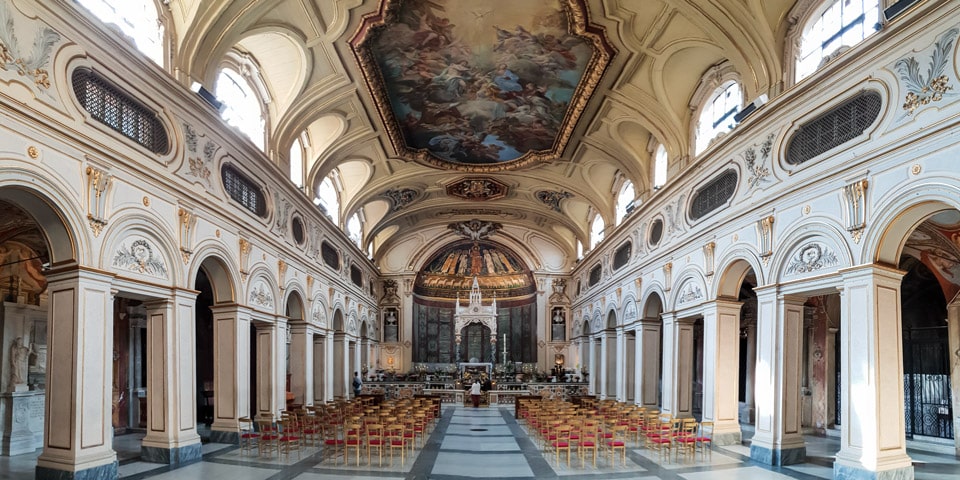 Interior Basilica di Santa Cecilia in Trastevere