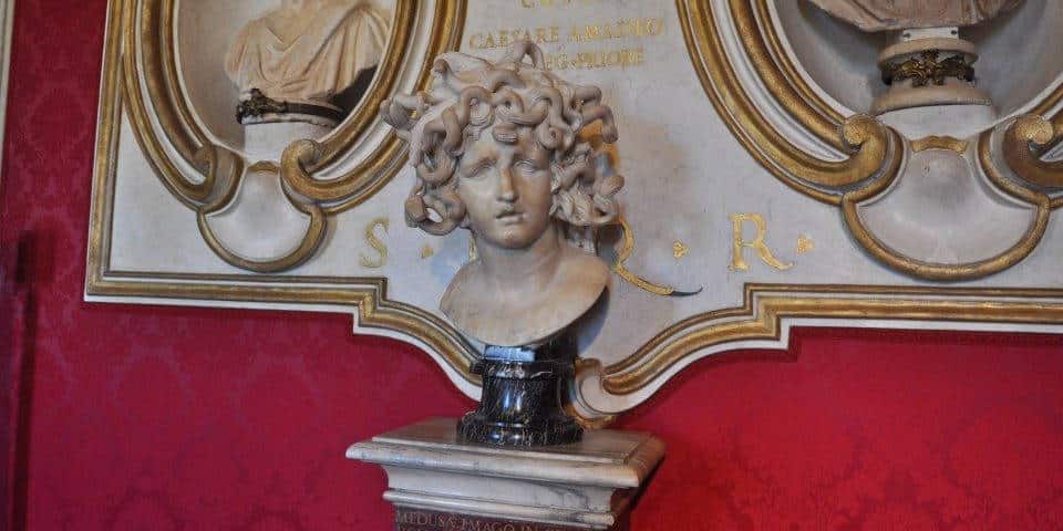 Gian Lorenzo Bernini’s “Medusa” in Capitoline Museums Rome