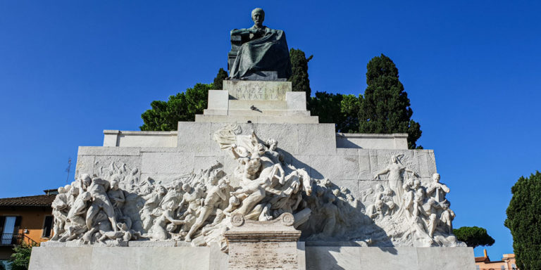 Monument to Giuseppe Mazzini: A Gateway to the Aventine Hill