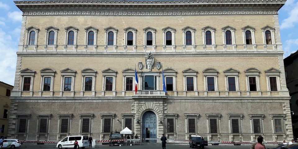 Palazzo Farnese in Rome Regola District