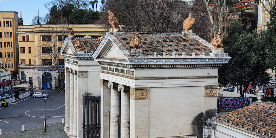 Propileos Neoclásicos, acceso a Villa Borghese