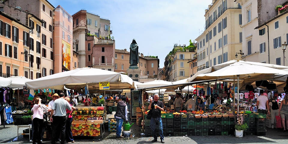 Where to stay in Rome: Campdo de' Fiori and Jewish Ghetto