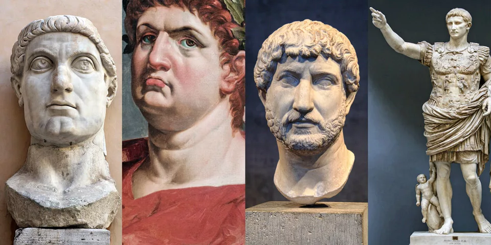 roman busts of emperors