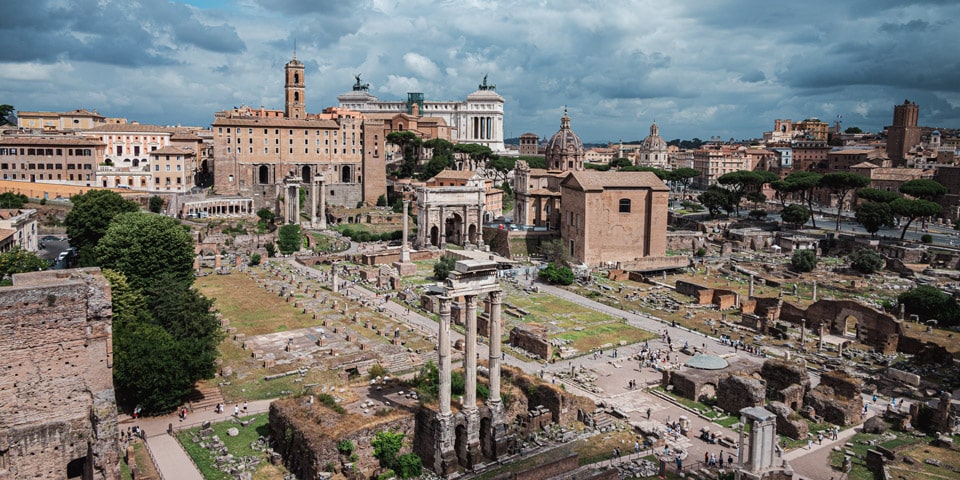 Roman Forum Monti District Rome