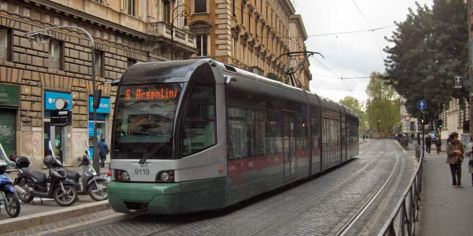 tram in Rome