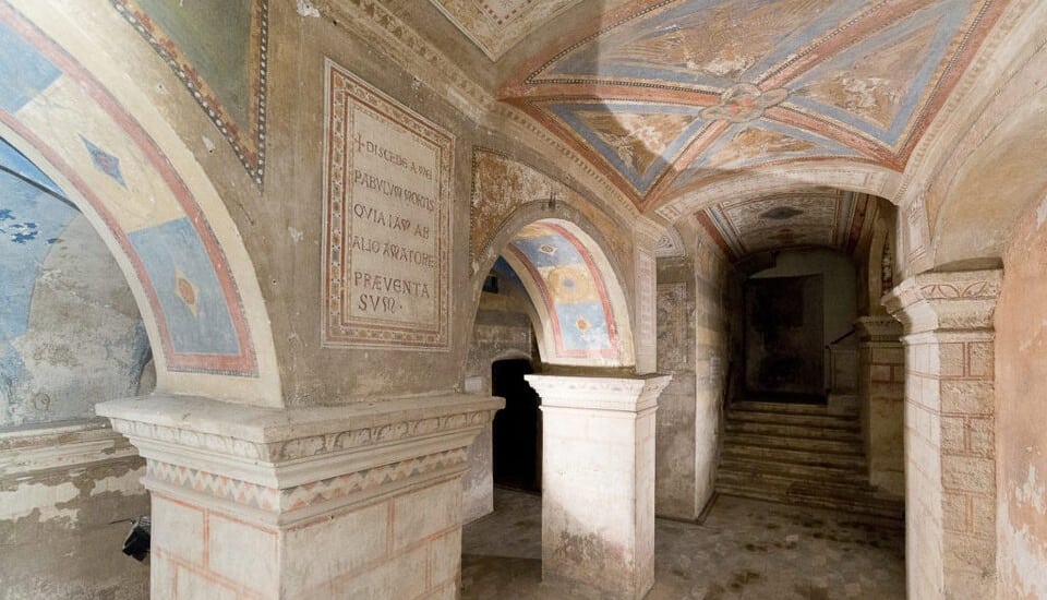 Sant'Agnese in Agone underground crypt
