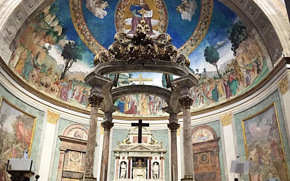  interior Santa Croce in Gerusalemme in Rome