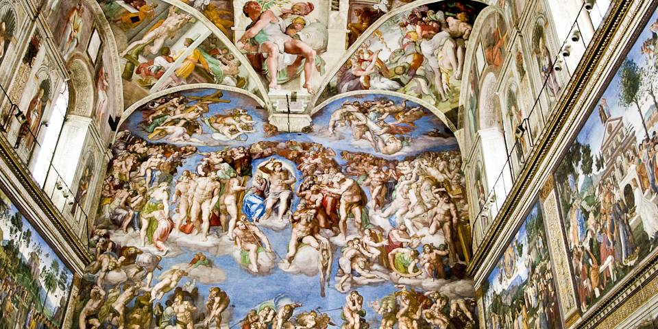 inside Sistine Chapel Vatican City