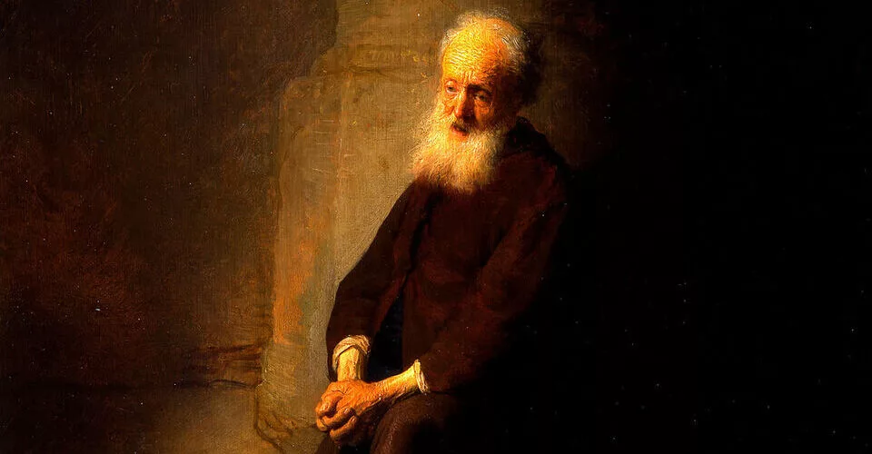 St. Peter in Prison (The Apostle Peter Kneeling) Rembrandt