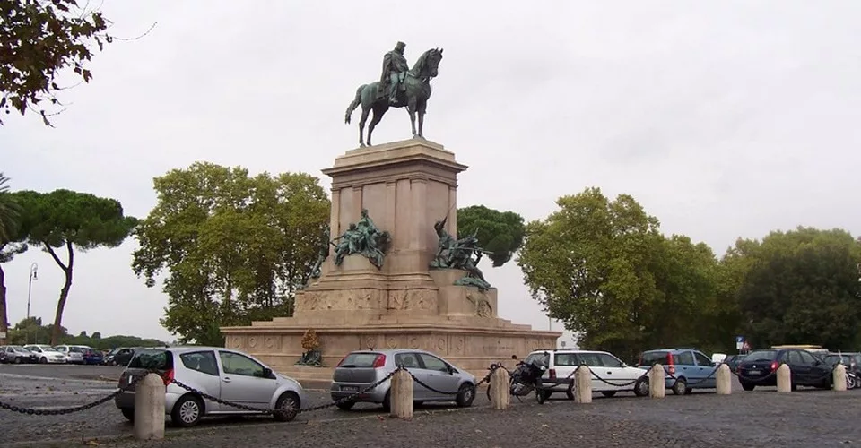 The Equestrian Monument to Giuseppe Garibaldi