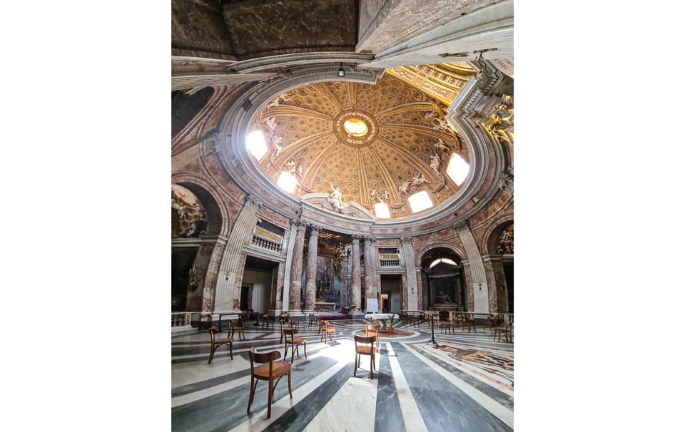 The Oval Dome by Bernini Sant'Andrea al Quirinale Rome