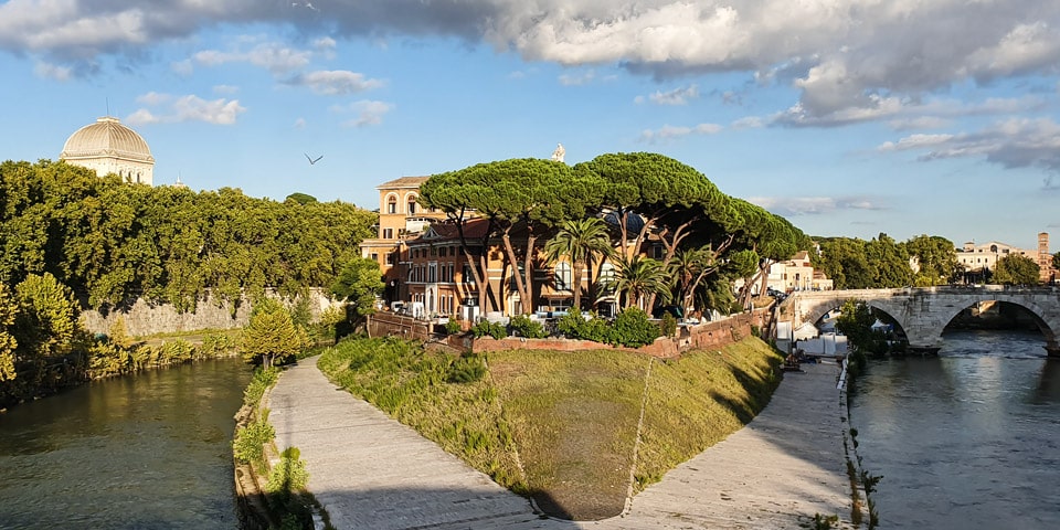 The Tiber Island in Rome