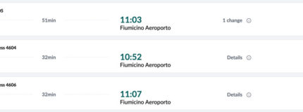 how to get from Roma Termini to Fiumicino Airport