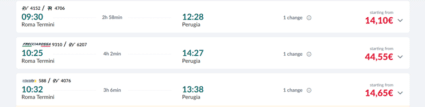 How to Get from Rome to Perugia by Train, Bus, Car