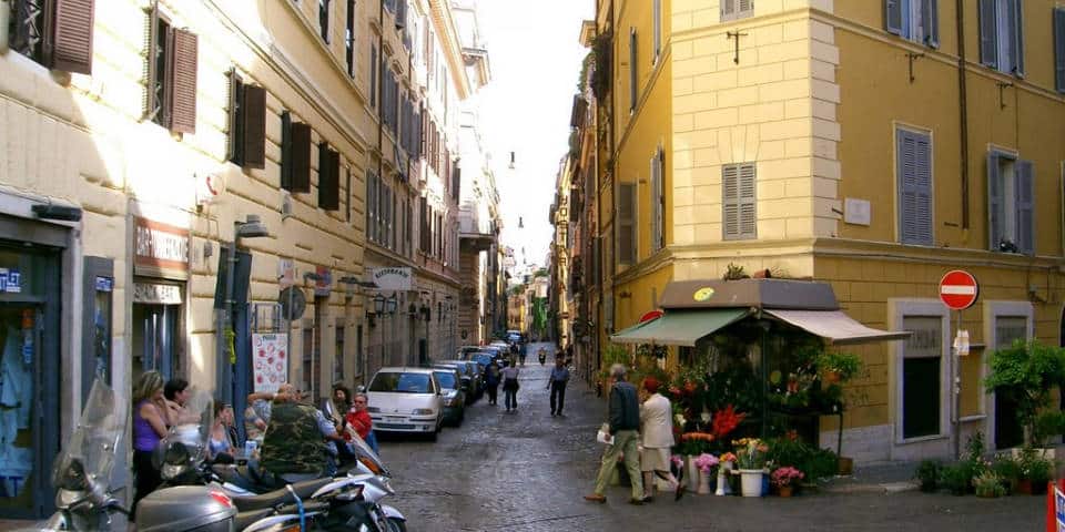 Via del Boschetto handmade shopping street in Rome