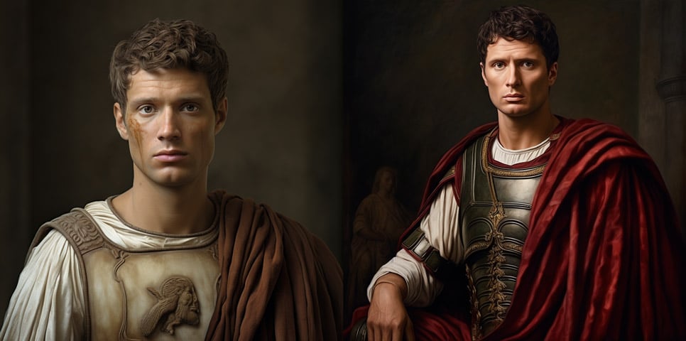 What Emperor Augustus looked like in his youth photo realistic portrait computer restoration