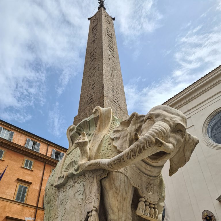 Bernini's Elephant Statue in Rome: Pulcino della Minerva