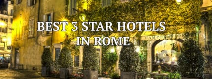 Best 3 star hotels in Rome