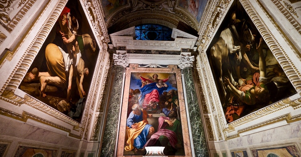 Capella Cerasi Santa Maria del Popolo Rome Artworks Caravaggio