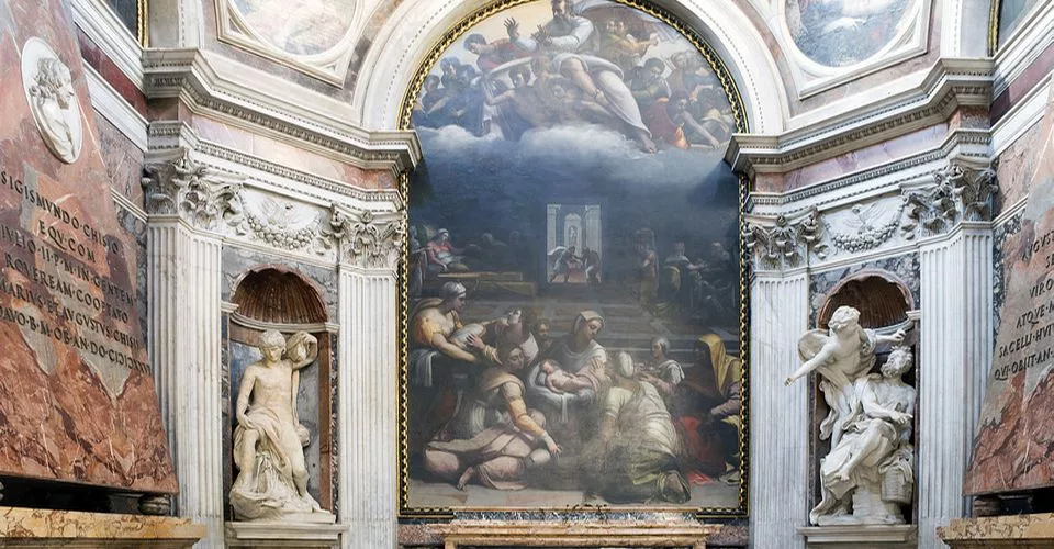 capella Chigi Santa Maria del Popolo Rome
