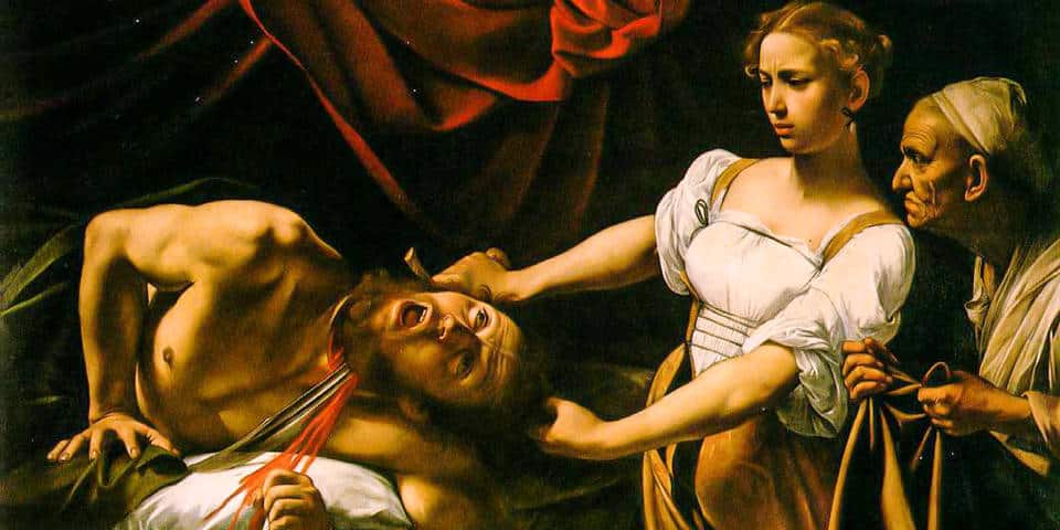Judith Beheading Holofernes by Caravaggio Museum of Ancient Art Rome