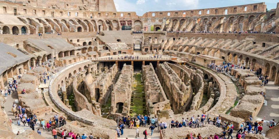 Colosseum arena Monti neighborhood Rome