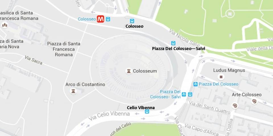 location of colosseum