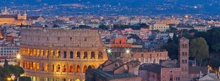 How far Colosseum from Rome city centre