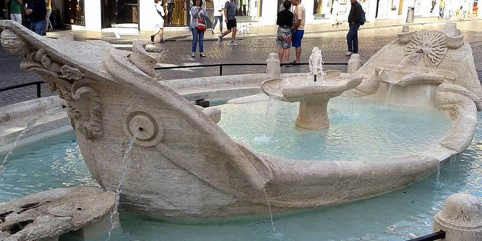 fontana della barcaccia in Rome