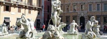 Fountain of the Moor on Piazza Navona