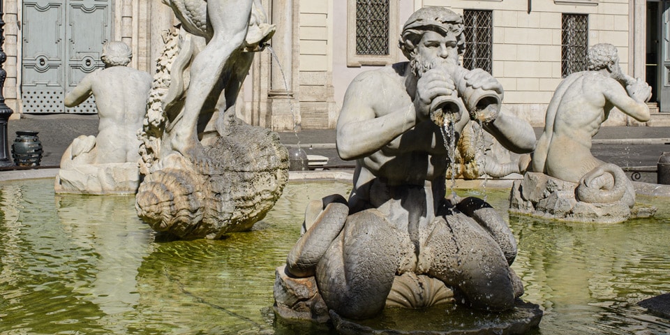 Fountain of the Moor Piazza Navona Rome Triton detail Fountain of the Moor Piazza Navona Rome Triton detail