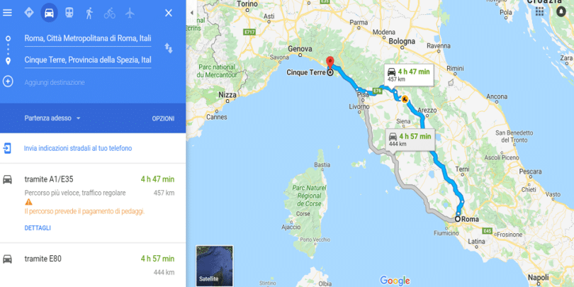 How to Get from Rome to the Cinque Terre National Park 🚄 by high-speed