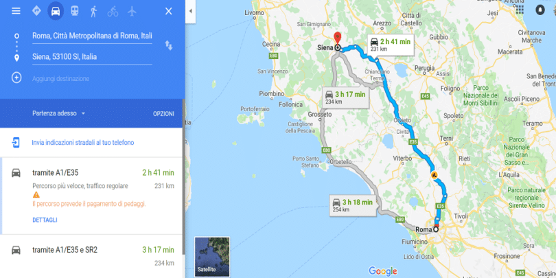 How Far And How To Get From Rome To Siena 🚄 By High-speed Train 🚌 Bus 