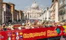 hop-on hop-off tour bus in Rome