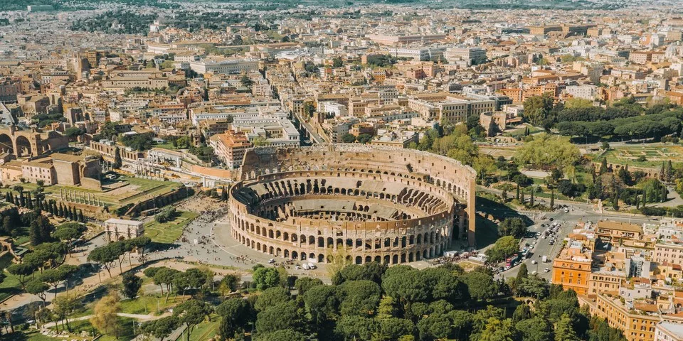 Colosseum in Eternal City of Rome
